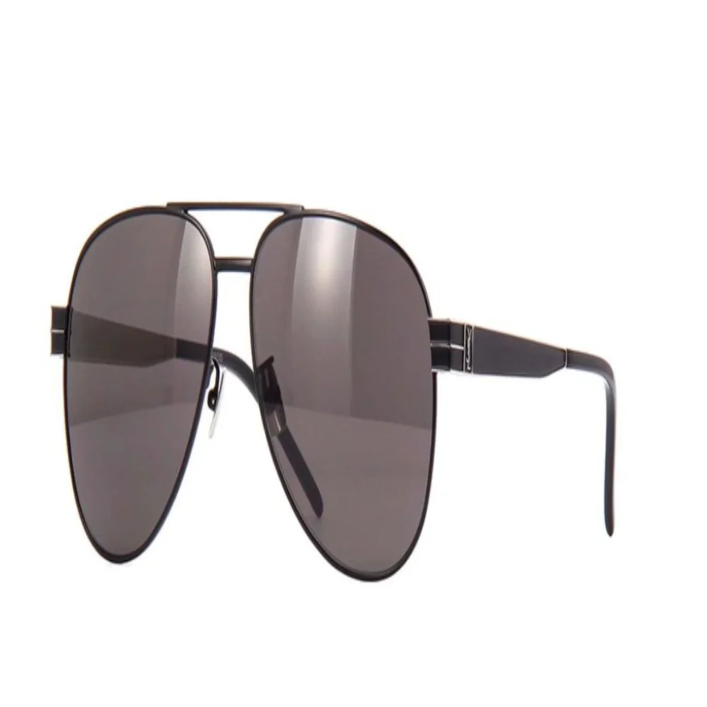 YSL Saint Laurent Monogram Black Unisex Sunglasses (SL M53-001) - Picture 3 of 4